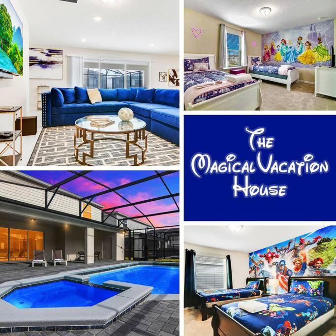 Magical Mansion 10 Bedroom W Pool Near Disney ดาเวนพอร์ต ภายนอก รูปภาพ