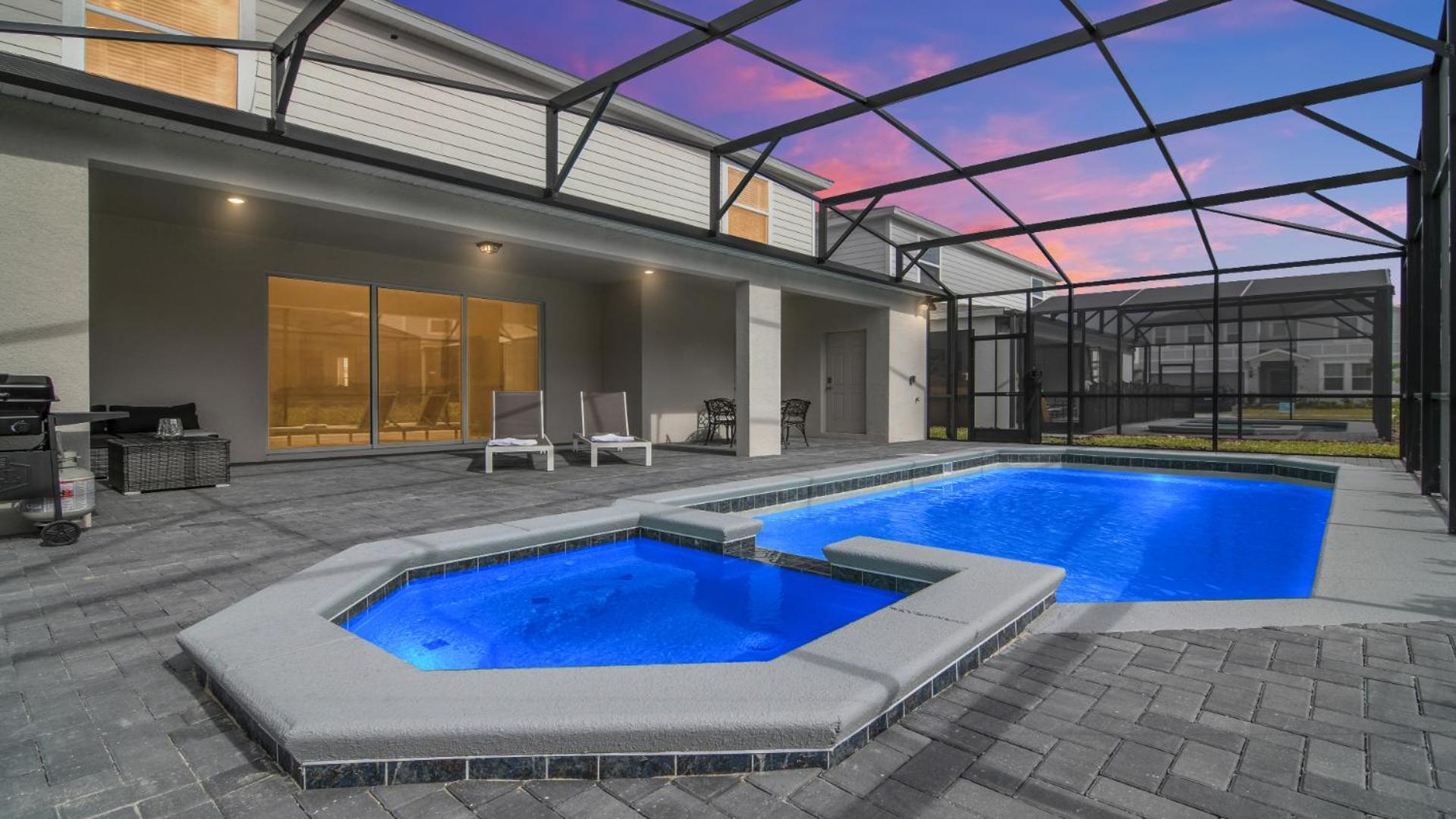 Magical Mansion 10 Bedroom W Pool Near Disney ดาเวนพอร์ต ภายนอก รูปภาพ